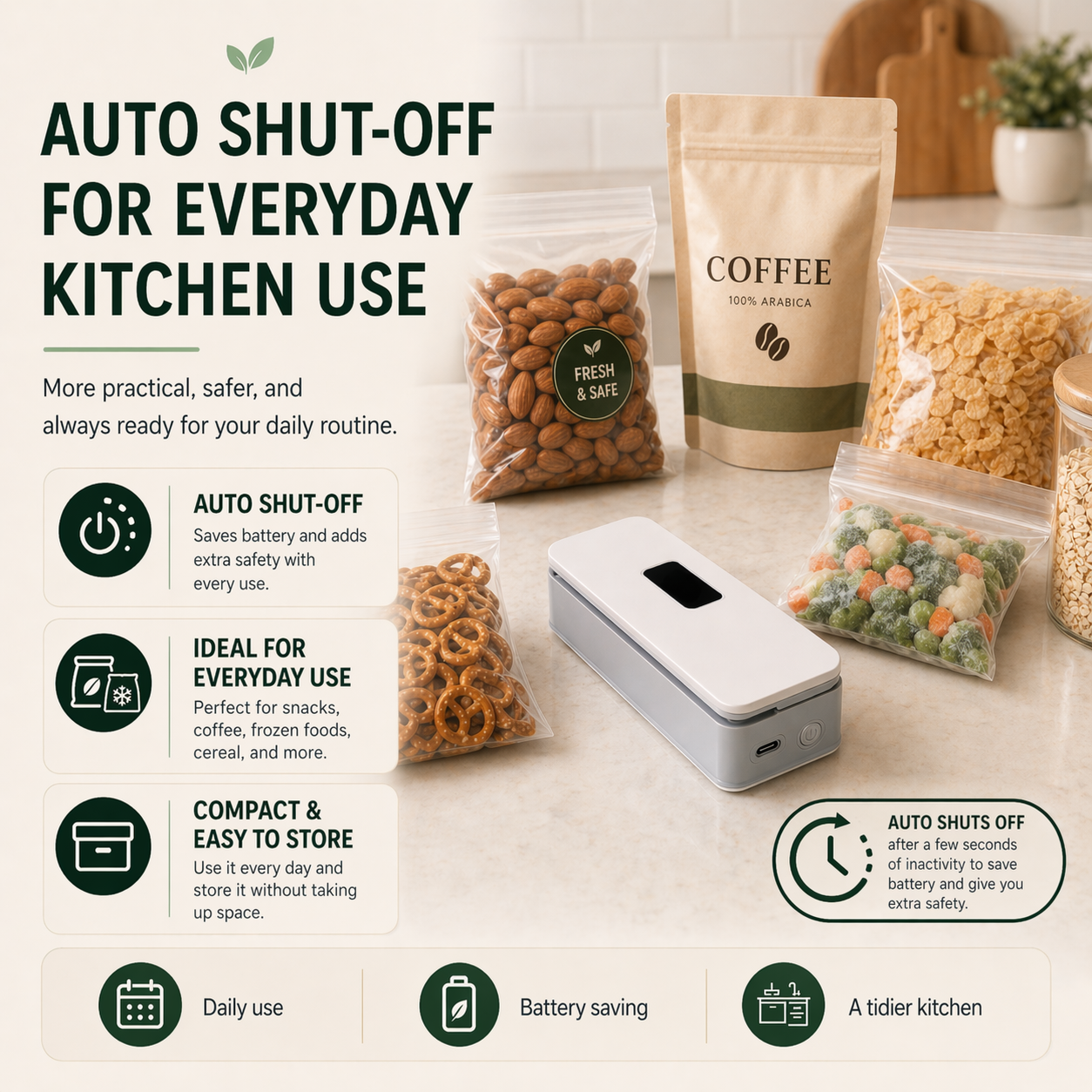 FreshSeal — Portable Bag Sealer